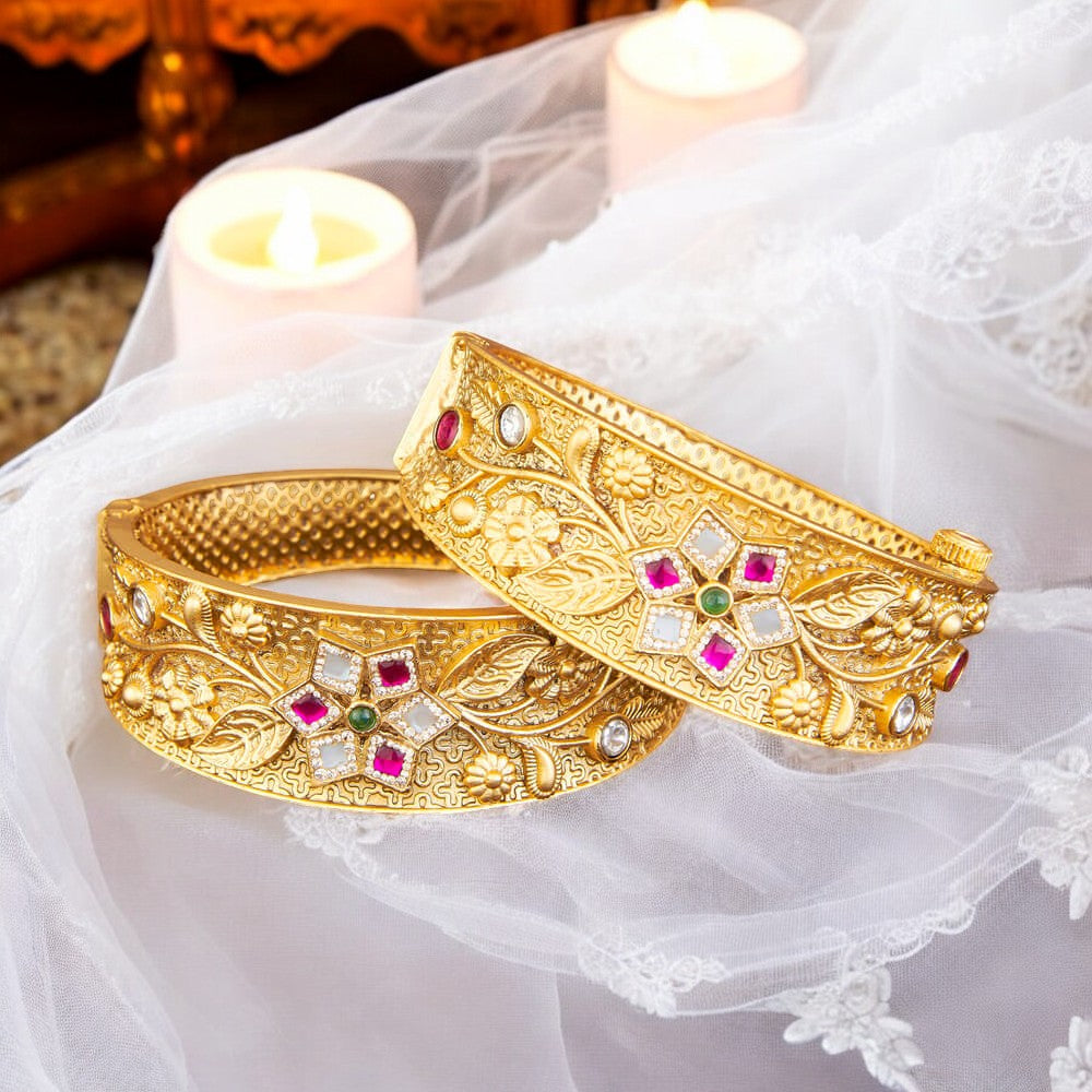 Gold bangles, Indian bangles, Bridal Bangles