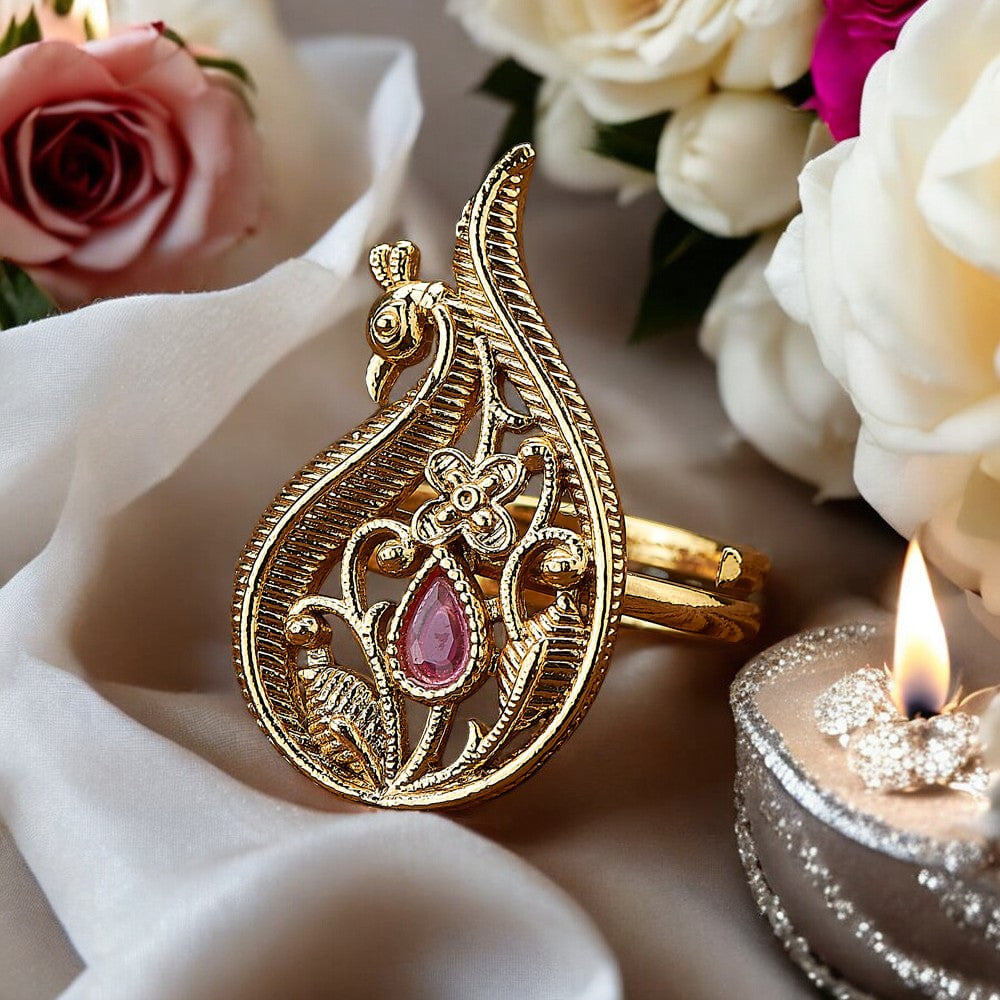Indian finger ring adjustable
