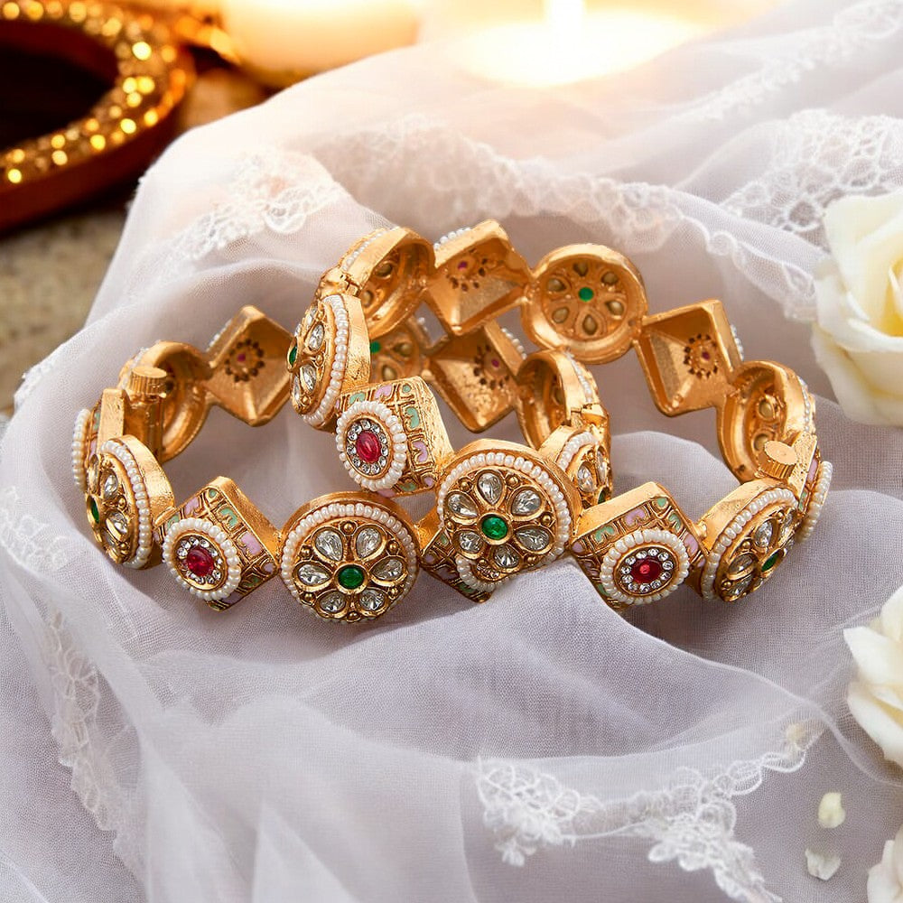 Gold bangles, Indian bangles, Bridal Bangles