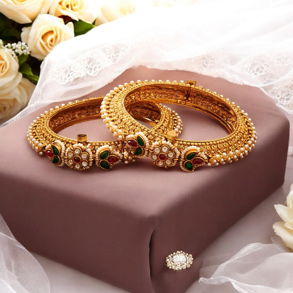 Gold bangles, Indian bangles, Bridal Bangles