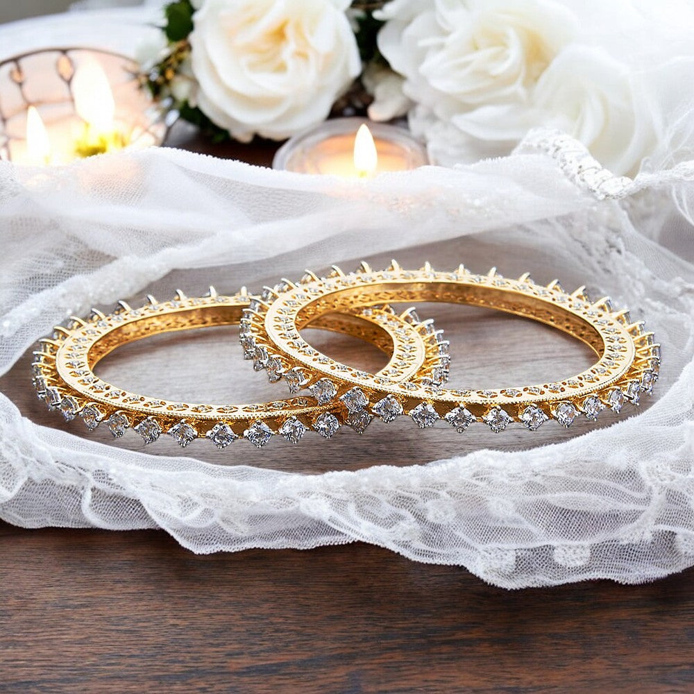 Diamond bangles, American diamond Indian bangles, Bridal Bangles