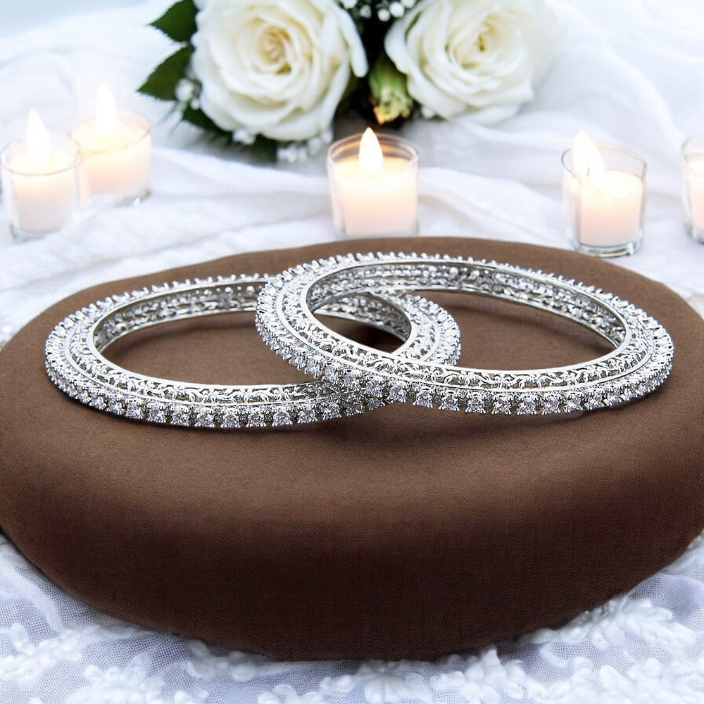 Diamond bangles, American diamond Indian bangles, Bridal Bangles