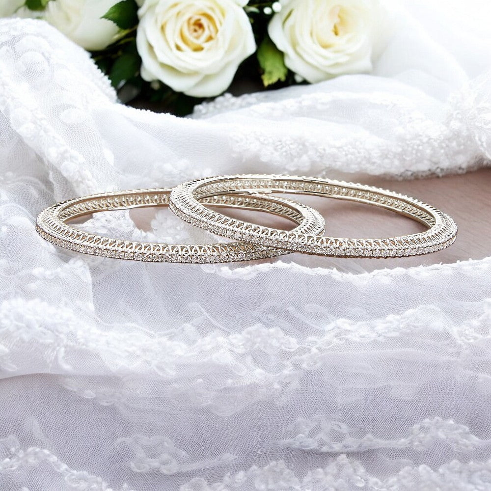 Diamond bangles, American diamond Indian bangles, Bridal Bangles