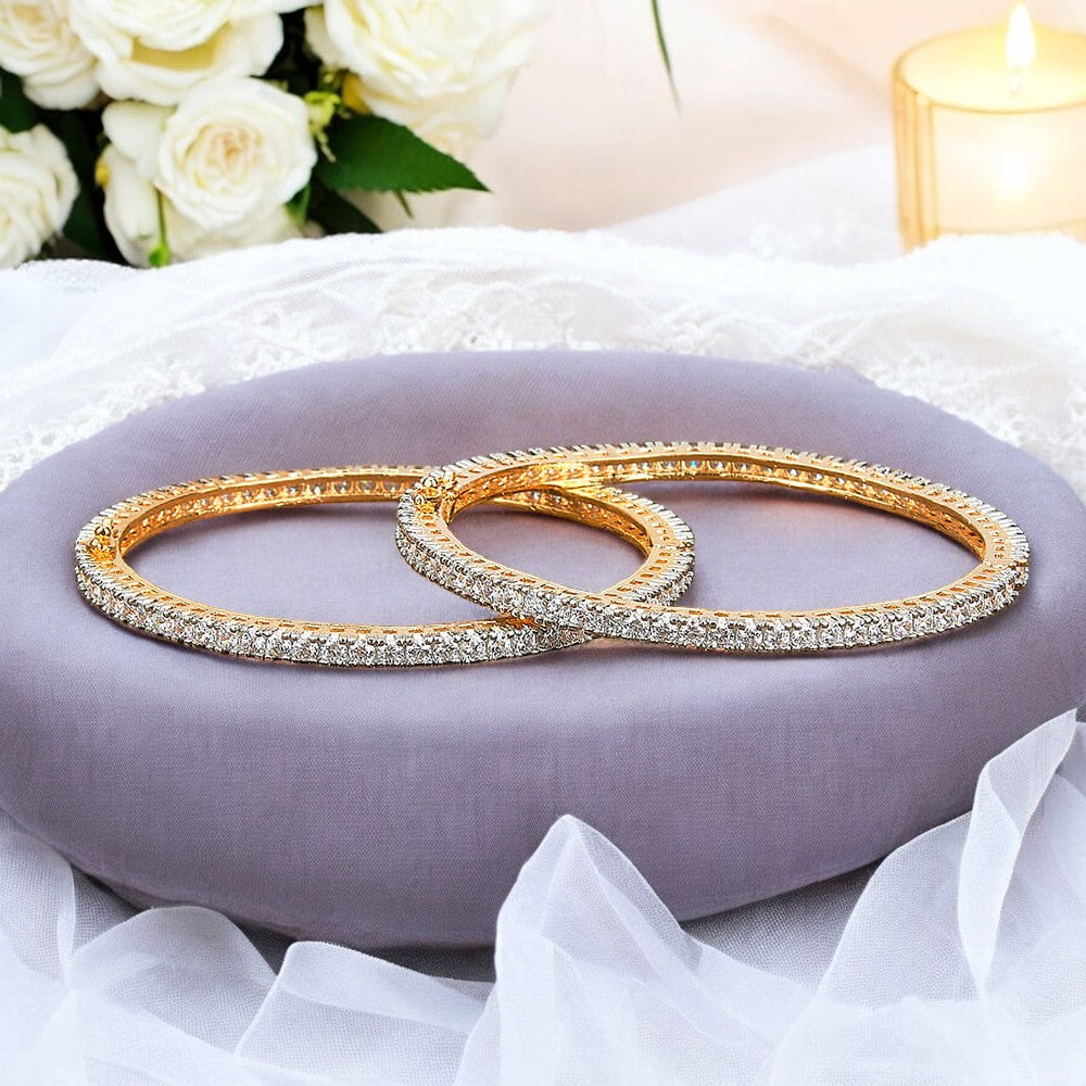 Diamond bangles, American diamond Indian bangles, Bridal Bangles