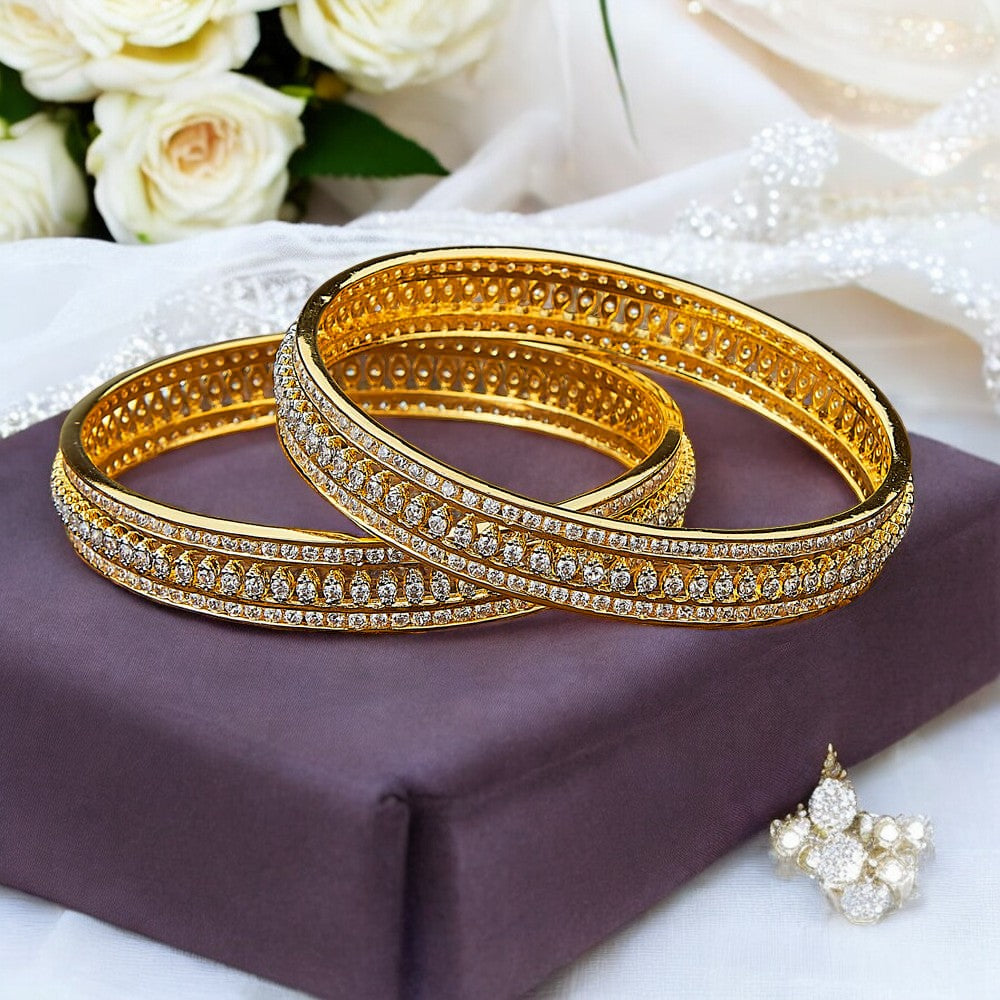 Diamond bangles, American diamond Indian bangles, Bridal Bangles