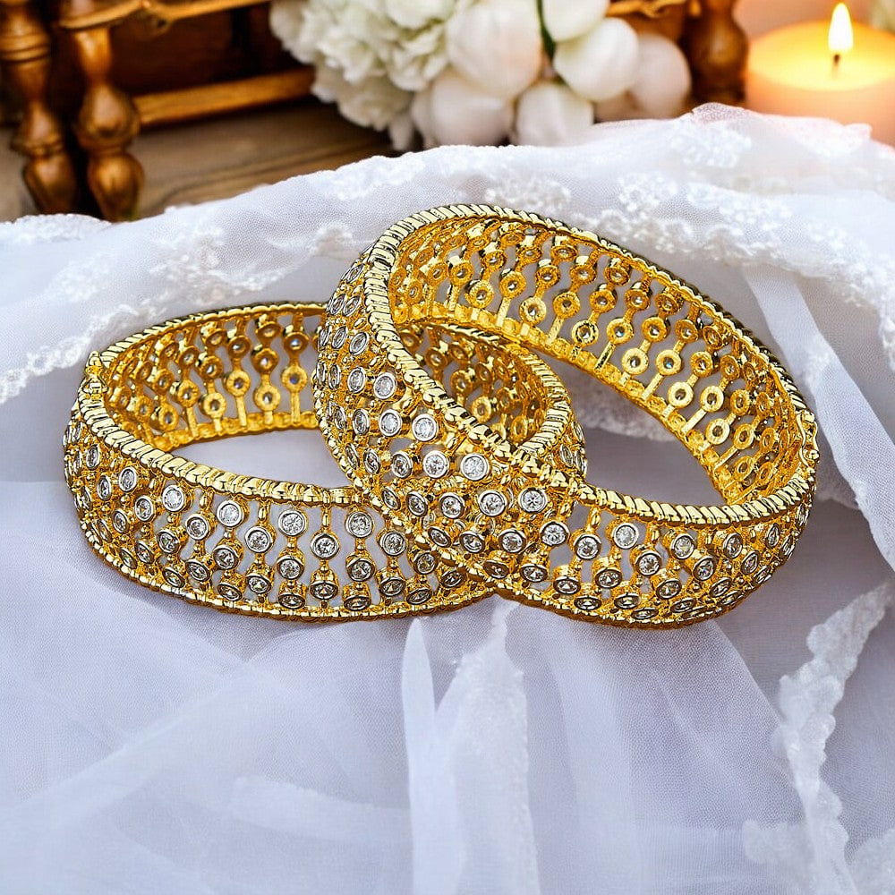 Diamond bangles, American diamond Indian bangles, Bridal Bangles