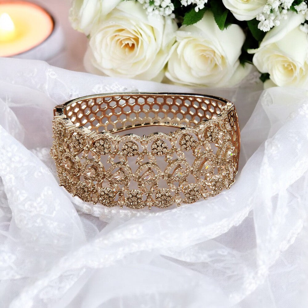 Bangles American diamond, micro gold plated, Indian bangles, bracelets, classic kadas, bridal bangles.