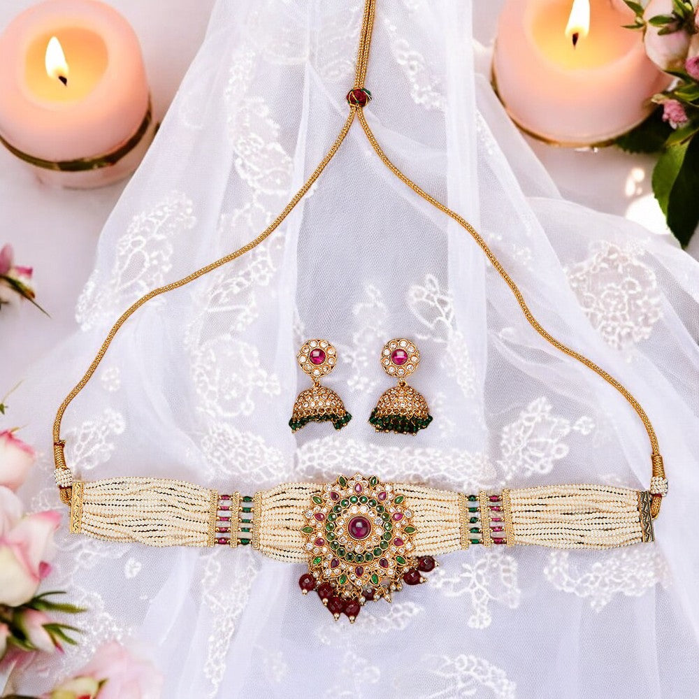 Choker Necklace Set