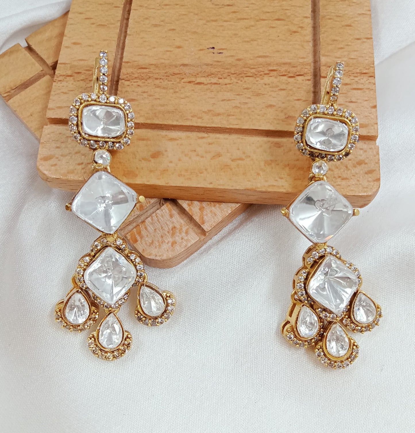 Moissanite earrings