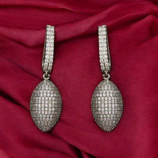 American diamond earrings.