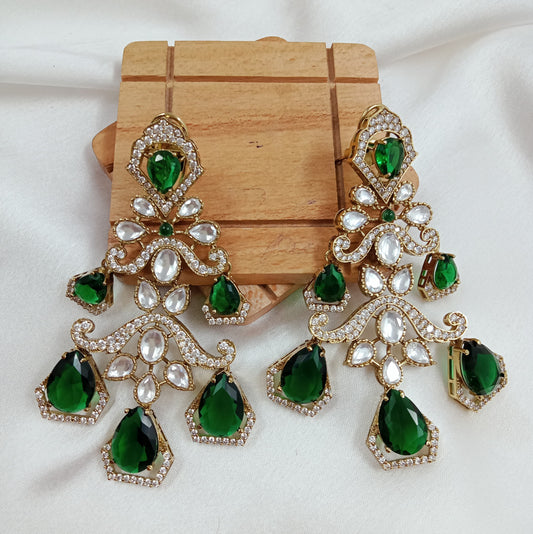Tyani Kundan, AD earrings