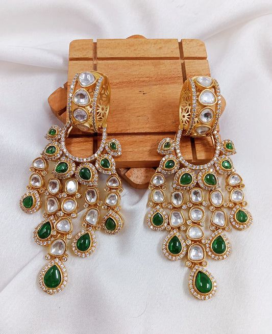 Tyani Kundan, AD earrings